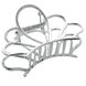 Hair Clip Metal Silver