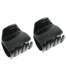 Pince À Cheveux Extra Bonne Tenue, 43 mm, 2 pcs. - Noir