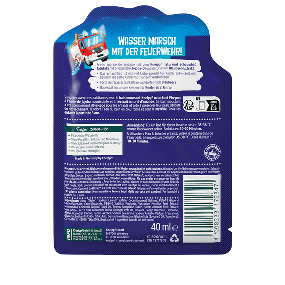 Schaumbad Tatütata - 1 Sachet