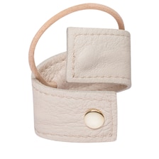 Leather Band Short Bendable Cream