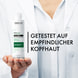 Beruhigendes Pflegeshampoo gegen trockene juckende Kopfhaut