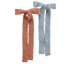 Fermaglio Con Fiocco - rose scuro & blu