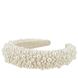 Wide Pearl Headband - Cream