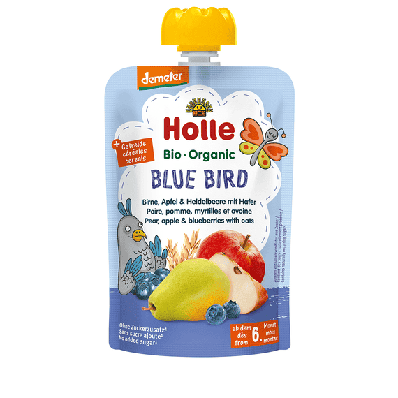 Uccello Blu - Pera, Mela & Mirtillo con Avena