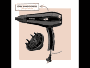 Sèche-Cheveux Retracord System 2000 W D373CHE

