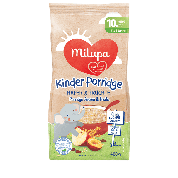 Porridge con Avena e Frutta 10M