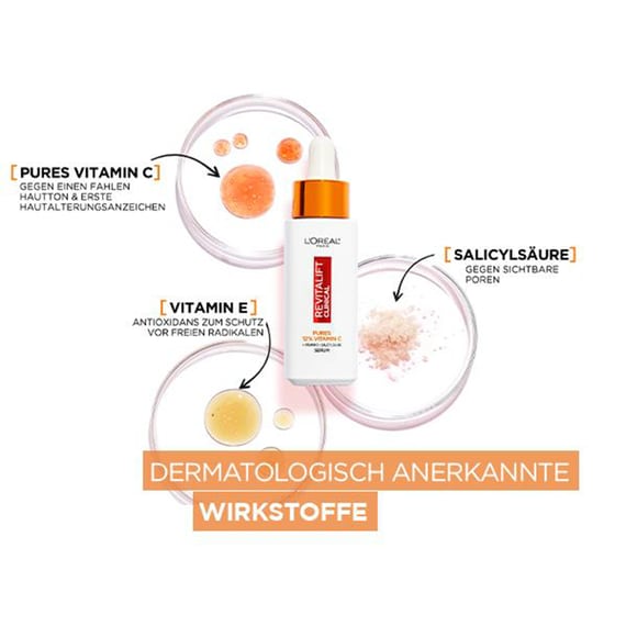 Clinical 12% pures Vitamin C Serum (+ Vitamin E + Salicylsäure)