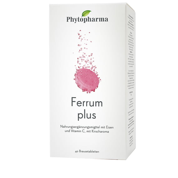 Ferrum Plus Brausetabletten – 40 Stk.