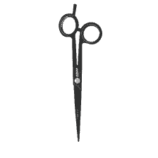 Ciseaux à cheveux intemporels noirs 6.0