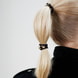 Hair Tie Metal Details 3-pack Black