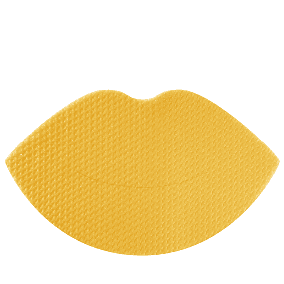 Cuscinetti dorati per labbra ad effetto immediato
