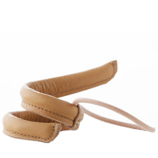 Leather Band Short Narrow Bendable Camel