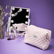 Large Toiletry Bag In Pink-Checkered Quilt