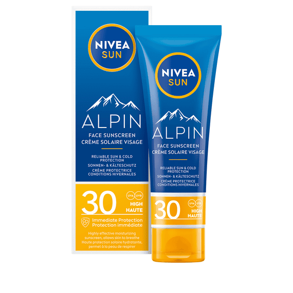 Nivea • Alpin Sonnencreme fürs Gesicht LSF 30 •