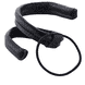 Leather Band Short Narrow Bendable Black
