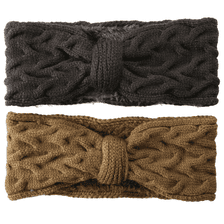 Fascia Capelli Morbida - grigio & marrone