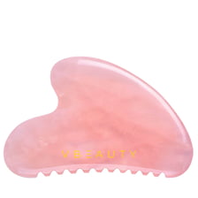 Gua Sha Quartz Rose avec Dents