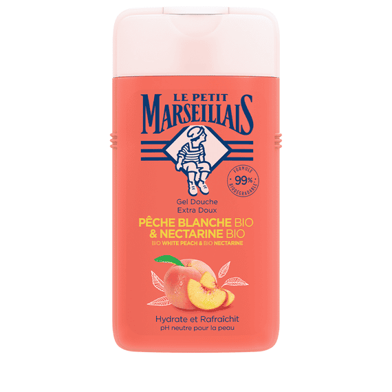 Crème de Douche Pêche & Nectarine Bio