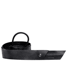 Leather Band Long Bendable Black