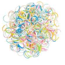 Elastiques magiques bi-couleurs x 250