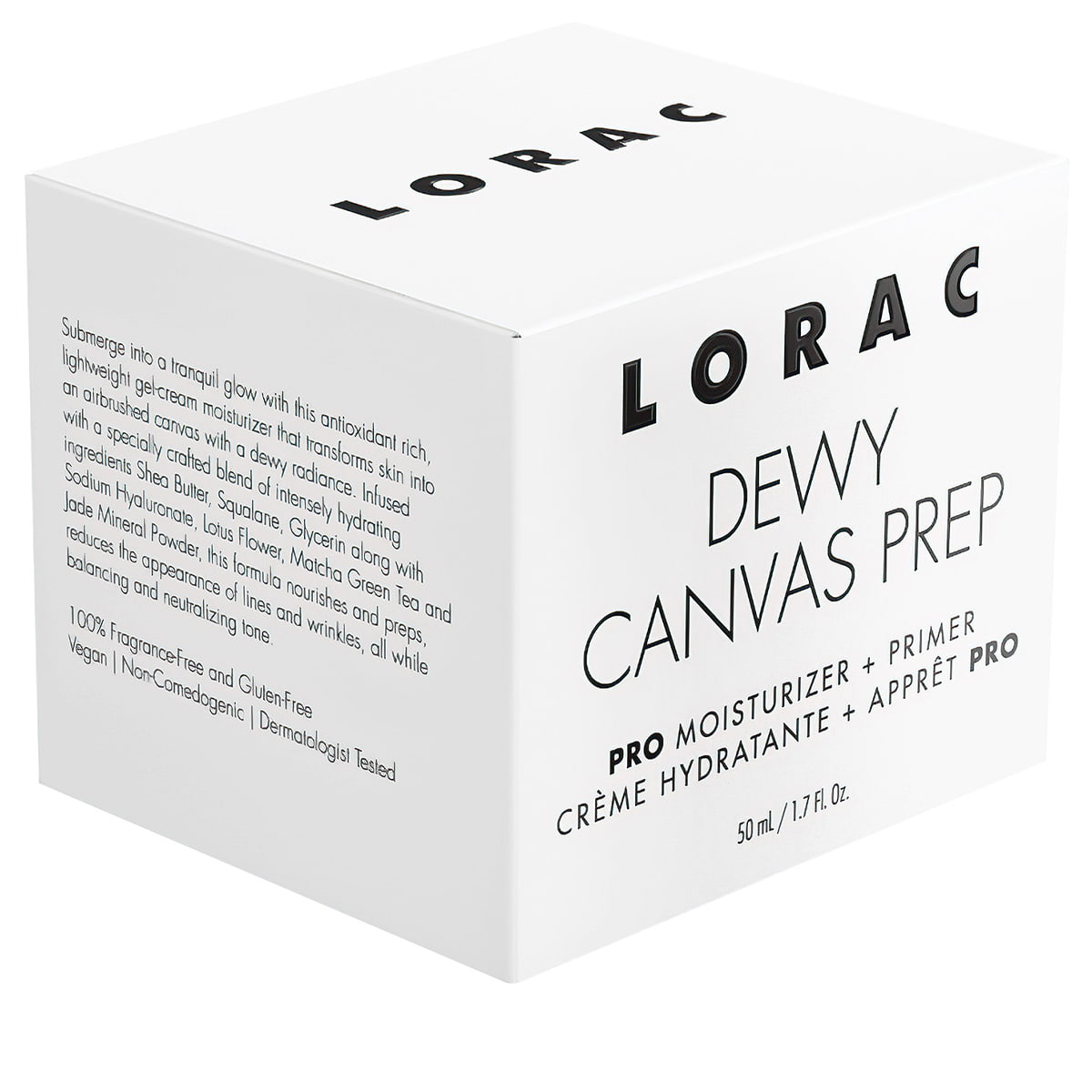 Lorac • PRO Moisturizer + Primer Dewy Canvas Prep Iced Pistachio • haar