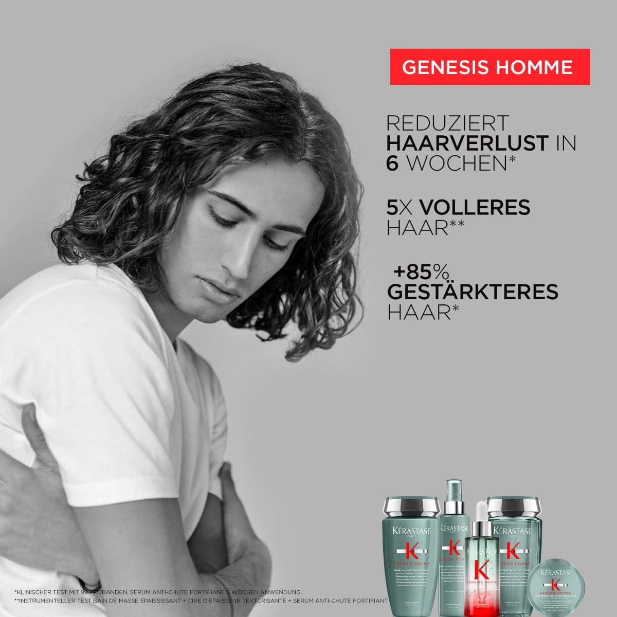 Kérastase • Bain Force MännerShampoo für dünner werdendes Haar •