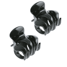 Medium Pince À Cheveux Octopus, 45 mm, 2 pcs. - Noir