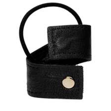 Leather Band Short Bendable Black
