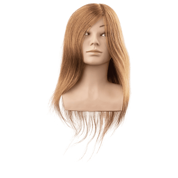 Lotta capelli umani marrone chiaro 40 cm