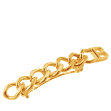 Balmain HC Gold Plated Barrette Medium Chain