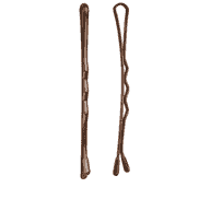 Pinces ondulées à cheveux, 50 mm, par 250, marron