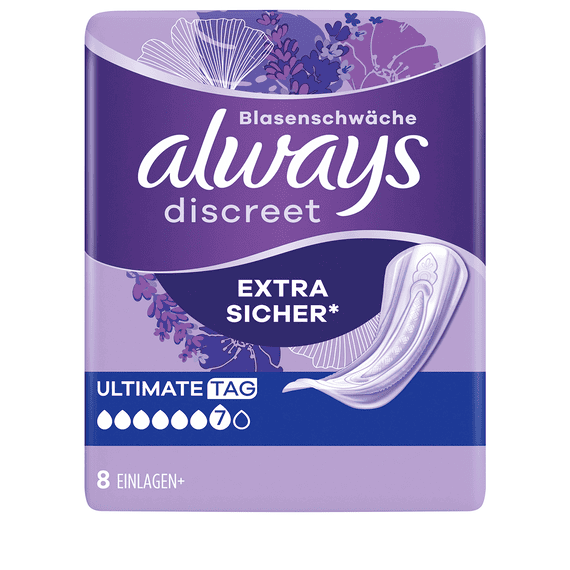 Assorbenti Igienici Incontinenza Ultimate Giorno - 8 Pz.