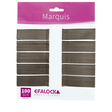 Marquis fermagli per capelli 7 cm Marrone 100 pz.