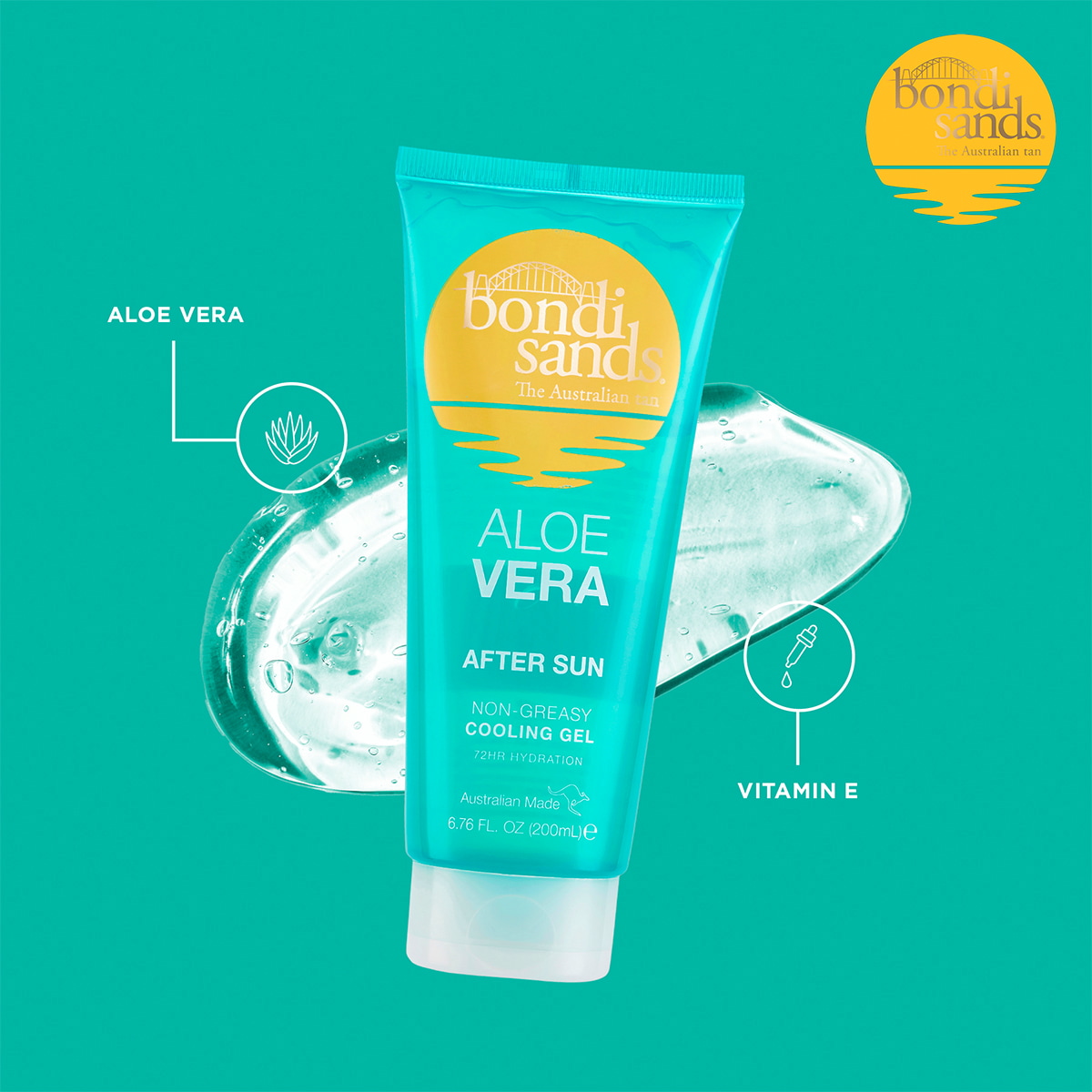 Bondi Sands • Aloe Vera Aftersun Gel Tube •