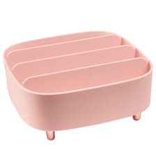 Organizzatore Da Tavolo Con 4 Scomparti - Rosa
