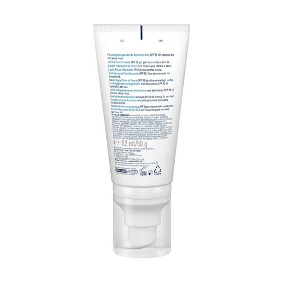 Crema idratante di viso SPF50 