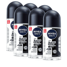 Multipack Black & White Invisible Original Roll-on Deo Male