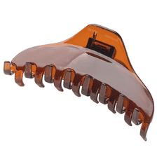 Hairgrip, marrone trasparente, 9 cm