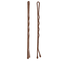 Pinces À Ceveux Ondulées, 60 mm, 250 pcs. - Marron