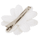 Hair clip with pearls, white