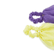 Scrunchie con fiocco, anello d'oro, filato lucido