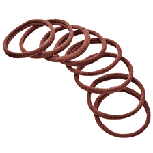 Elastics Ø 5 cm, 8 pz. - Marrone