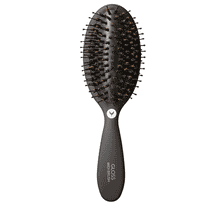 Gloss Midi Brush - black