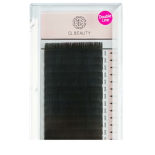 Double Line CC-Curl 0.07, 12mm dark brown