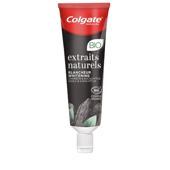 Natural Extracts Organic Whitening Charcoal & Eucalyptus Dentifricio