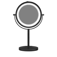 Miroir De Table Avec Lumière LED 10x - Noir