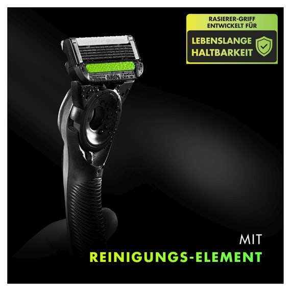 Rasierapparat mit 5 Klingen und Reiseetui