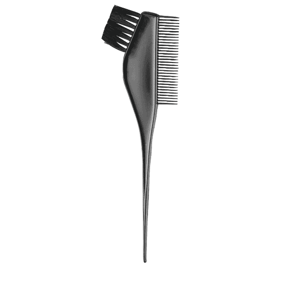 Tinting Brush Black with Comb