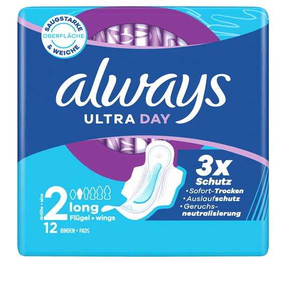 Ultra Serviette Longues Avec Ailes - 12 pcs.