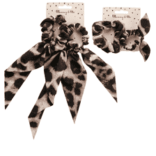 Scrunchies Set - brown, beige
